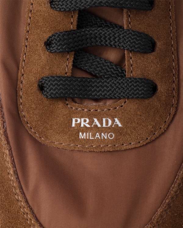 Collapse Re-Nylon and suede sneakers Collapse Re-Nylon and suede sneakers
