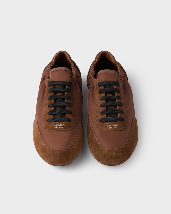 Collapse Re-Nylon and suede sneakers Collapse Re-Nylon and suede sneakers