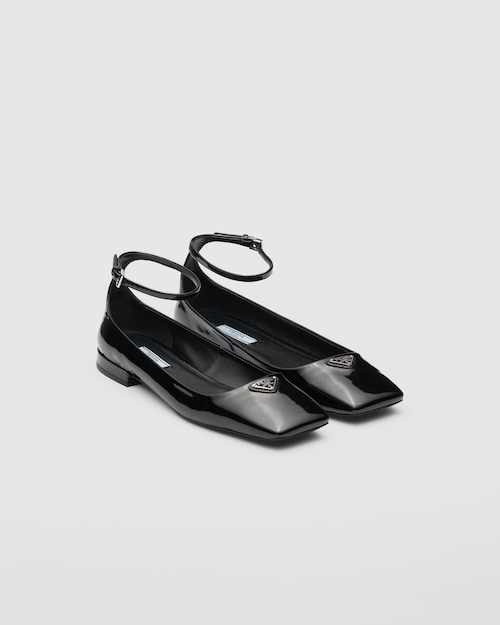 prada patent flats