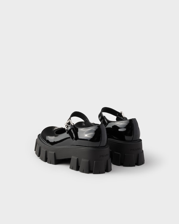 Monolith patent leather Mary Janes - Black Monolith patent leather Mary Janes - Black