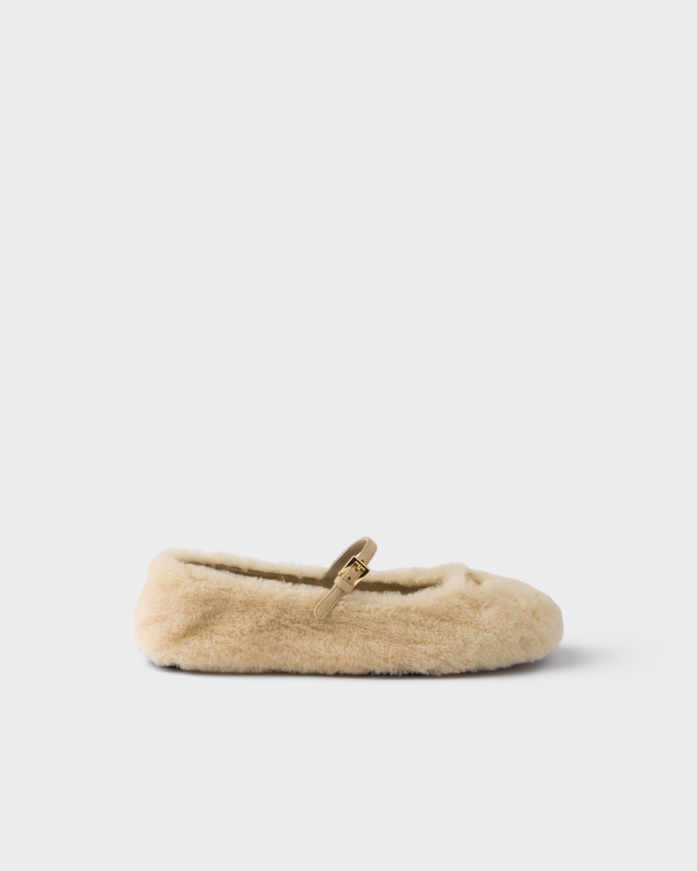 Prada Shearling ballerinas