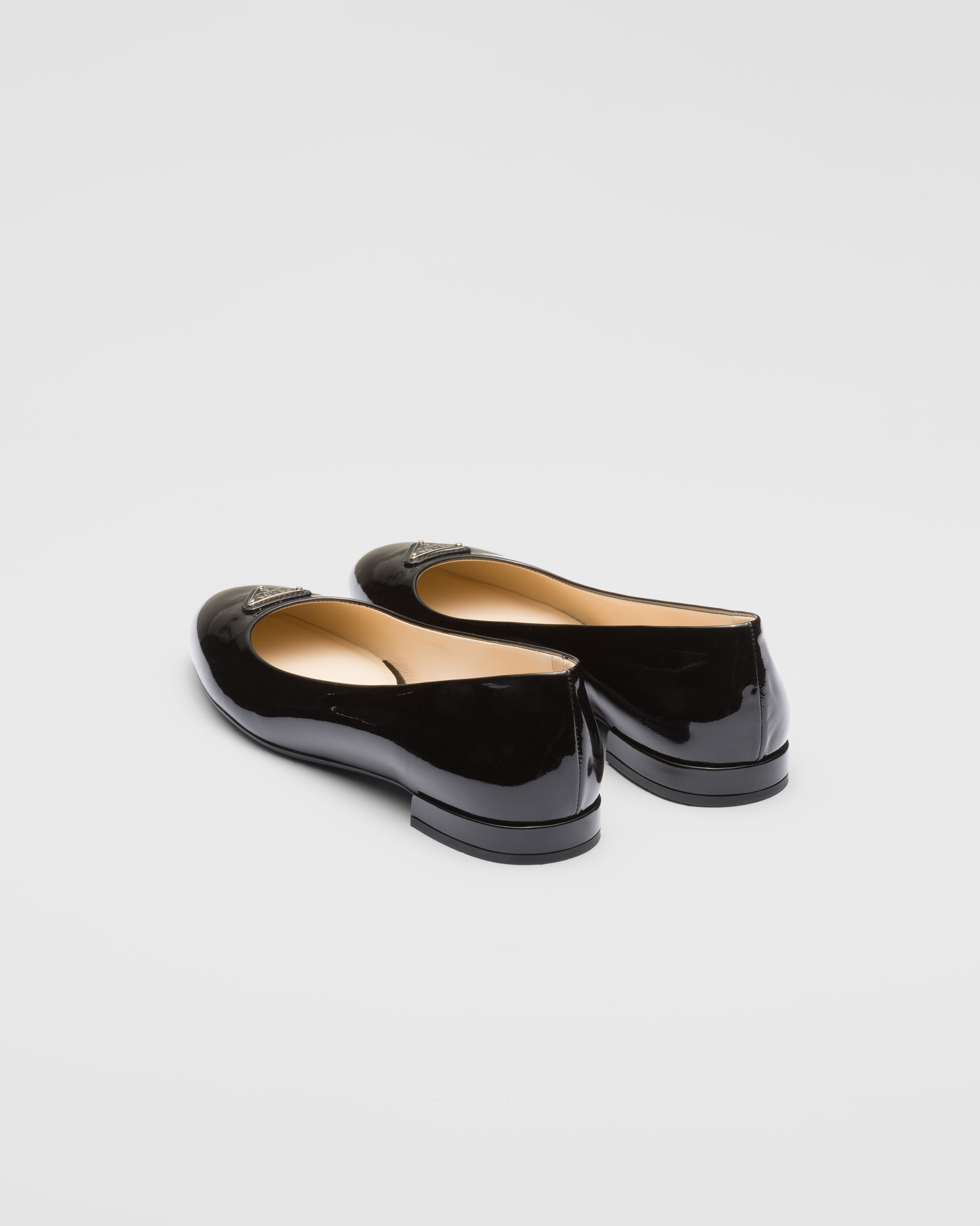 prada patent leather ballerinas