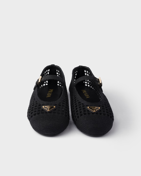 Bailarinas de croché - Negro Bailarinas de croché - Negro