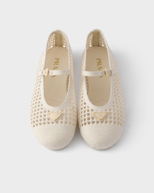 Bailarinas de croché - Marfil Bailarinas de croché - Marfil