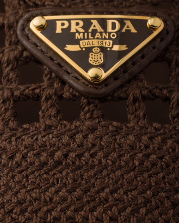 Crochet ballerinas - Cocoa Brown Crochet ballerinas - Cocoa Brown