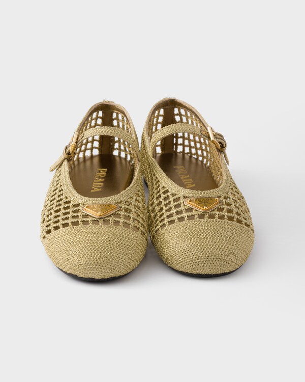 Crochet ballerinas - Quartz Crochet ballerinas - Quartz