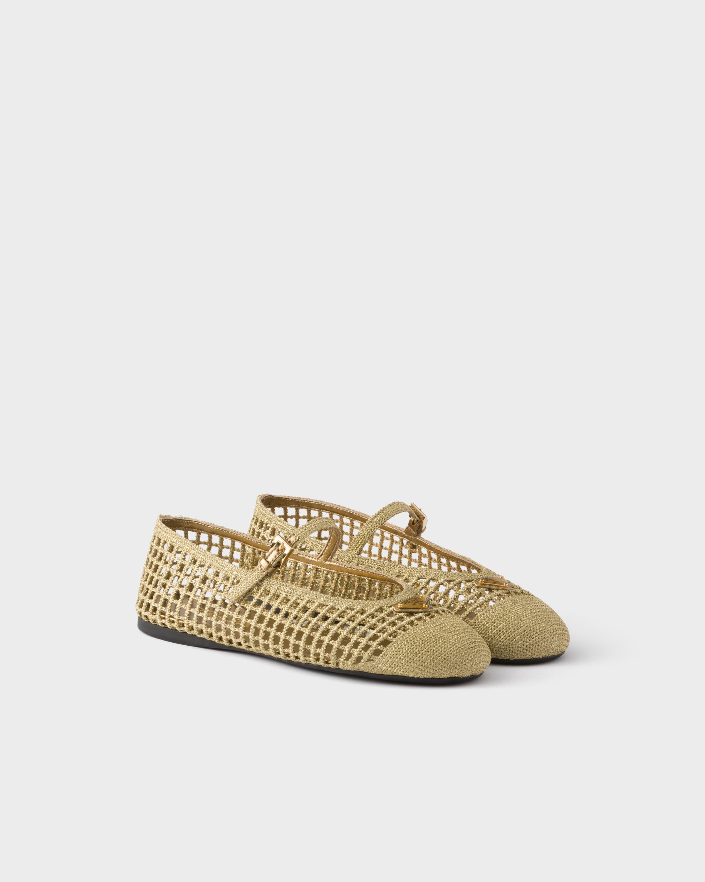 Quartz Crochet ballerinas | PRADA - Hong Kong SAR China