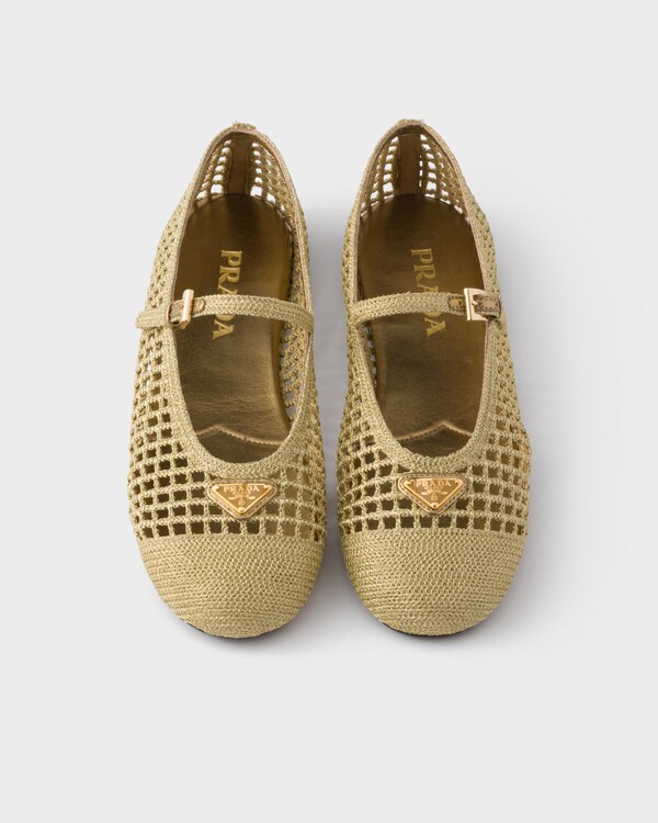 Crochet ballerinas - Quartz Crochet ballerinas - Quartz