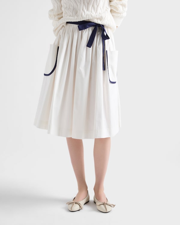 Antiqued leather ballerinas - Chalk White Antiqued leather ballerinas - Chalk White