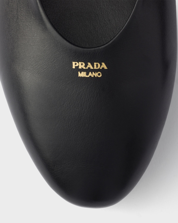 Leather ballerinas - Black Leather ballerinas - Black