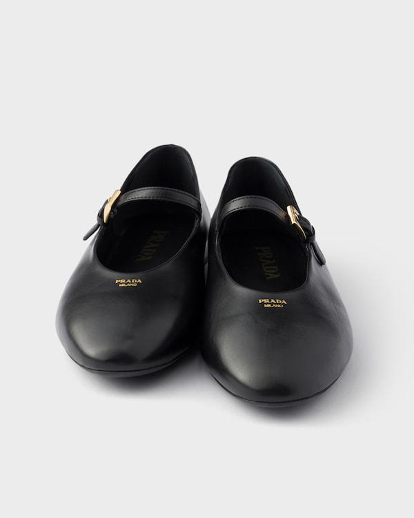 Leather ballerinas - Black Leather ballerinas - Black