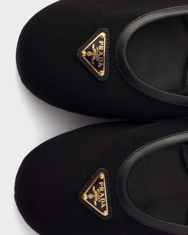 Fabric ballerinas - Black Fabric ballerinas - Black