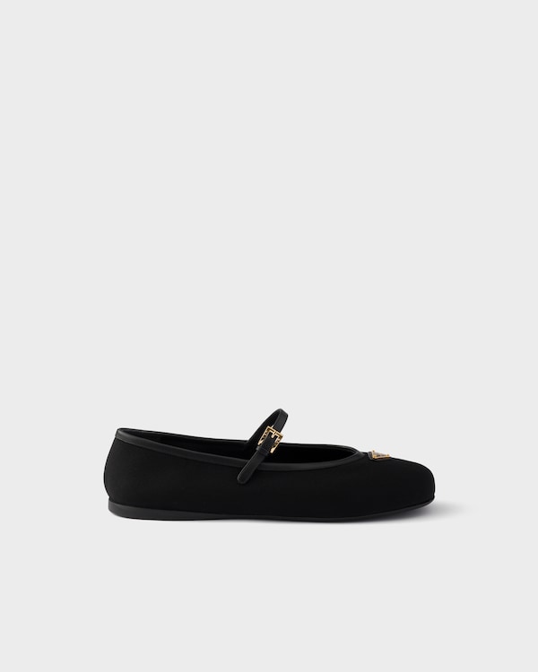 Fabric ballerinas - Black Fabric ballerinas - Black