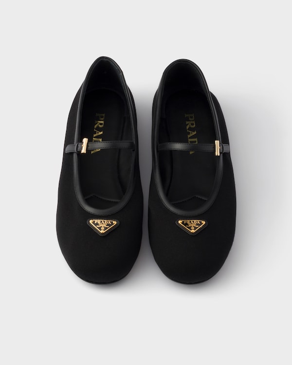 Fabric ballerinas - Black Fabric ballerinas - Black