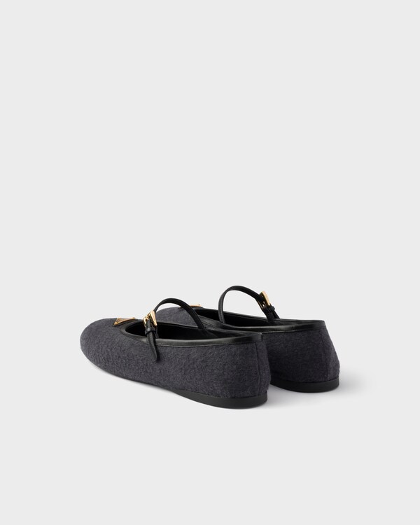 Ballerines en tissu - Gris Anthracite Ballerines en tissu - Gris Anthracite