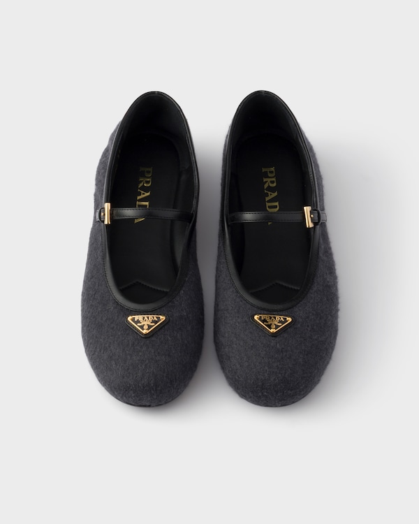 Ballerines en tissu - Gris Anthracite Ballerines en tissu - Gris Anthracite