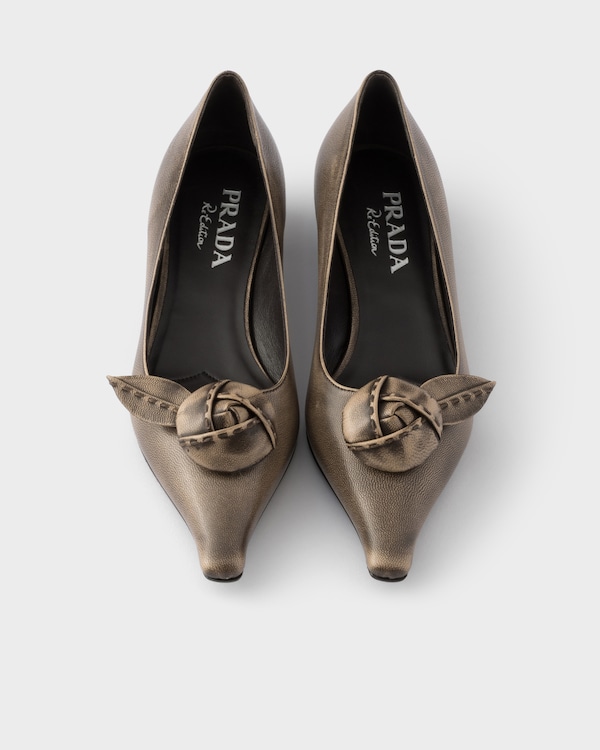Leather ballerinas - Dove Gray Leather ballerinas - Dove Gray