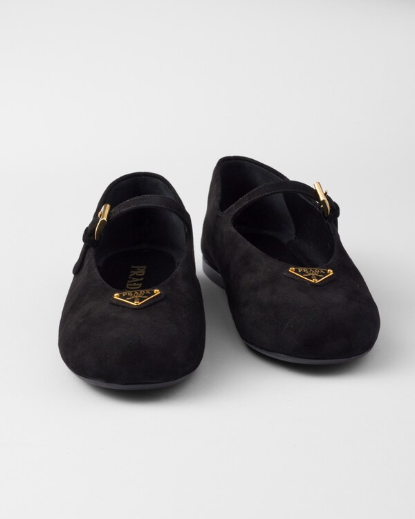 绒面皮革芭蕾平底鞋 绒面皮革芭蕾平底鞋