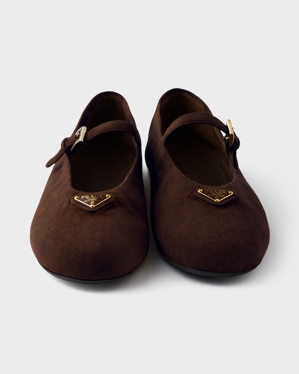 Suede ballerinas - Dark Brown Suede ballerinas - Dark Brown