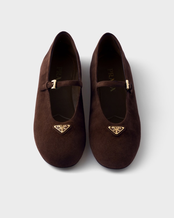 Suede ballerinas - Dark Brown Suede ballerinas - Dark Brown