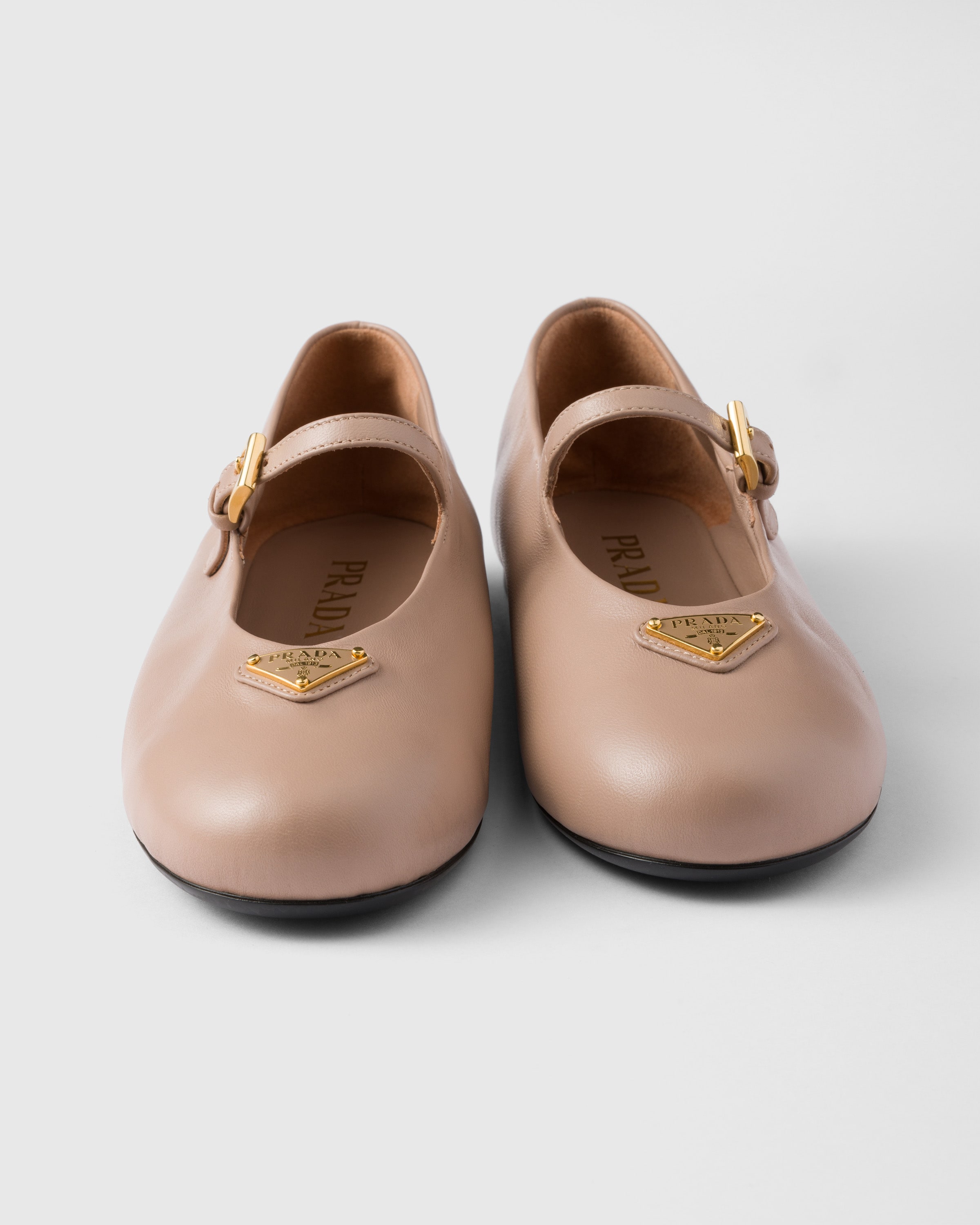 【SS25＊日本未入荷】Powder pink nappa leather ballerinas Powder Pink Nappa leather ballerinas | PRADA