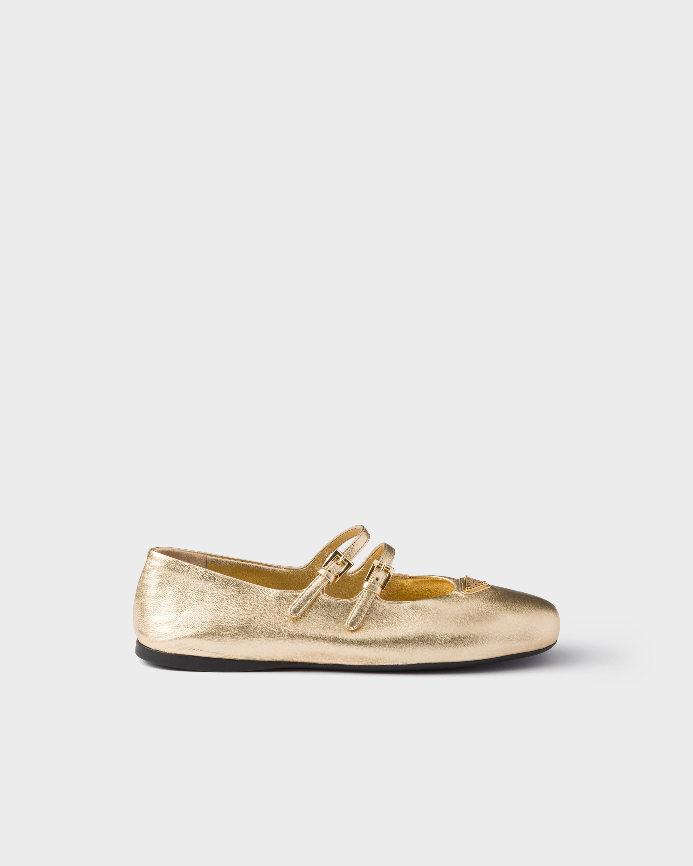 Prada Mordoré nappa leather ballerinas