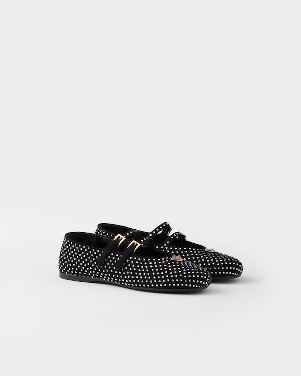 ブラック パテントレザー スリングバックパンプス | PRADA