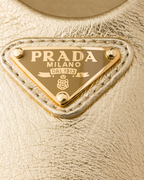 Mordoré nappa leather ballerinas - Platinum Mordoré nappa leather ballerinas - Platinum