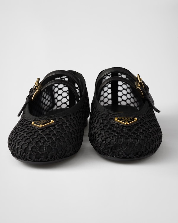 Mesh fabric ballerinas Mesh fabric ballerinas