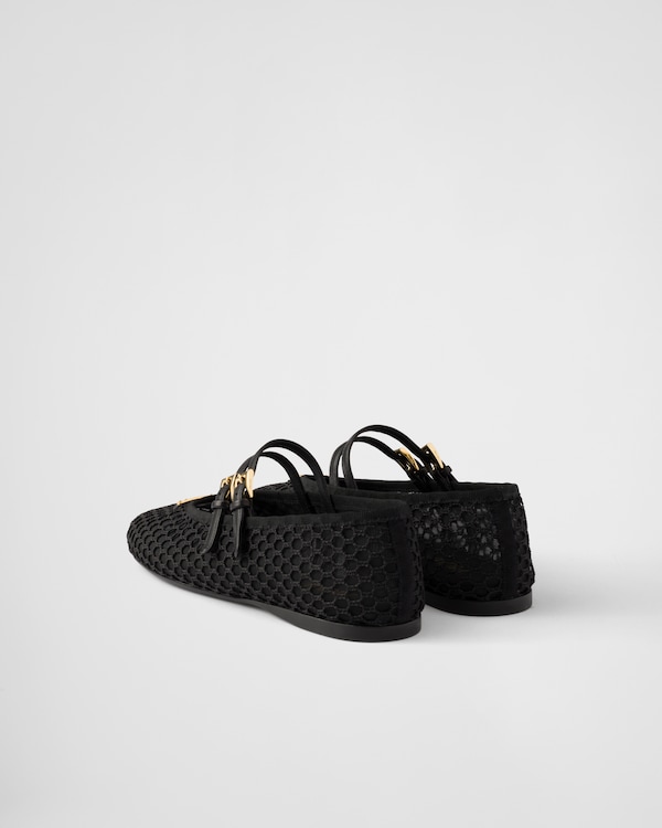 Mesh fabric ballerinas Mesh fabric ballerinas