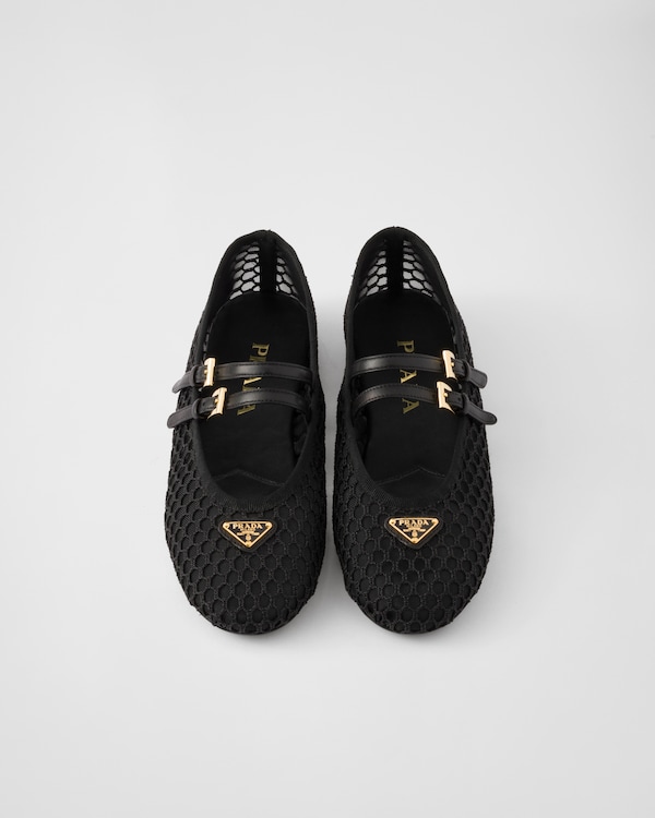 Mesh fabric ballerinas Mesh fabric ballerinas