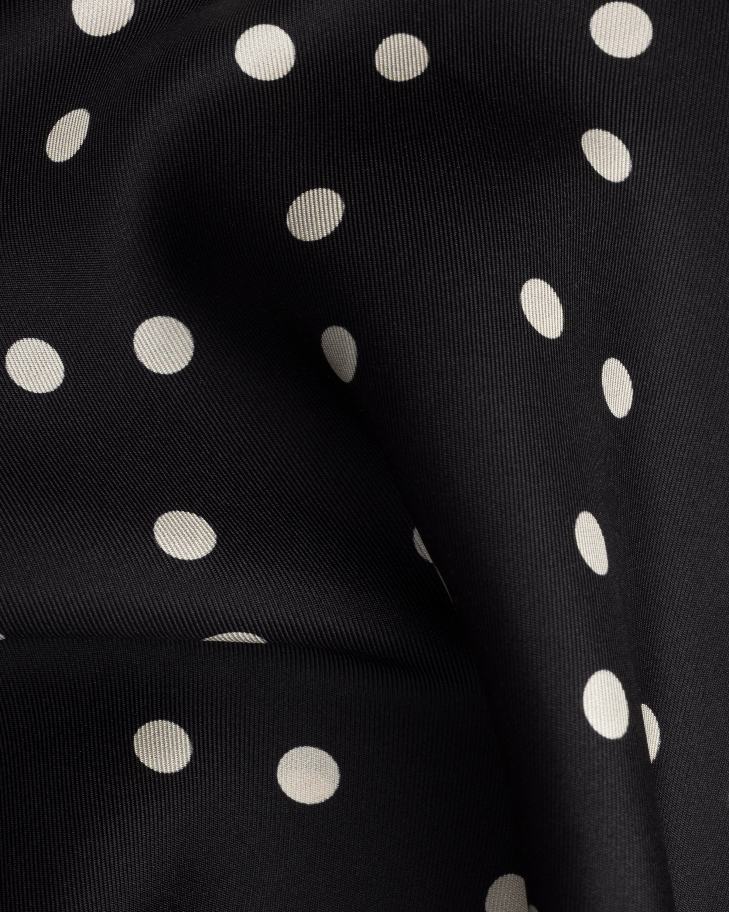 Prada Printed Silk Twill Scarf 90x90 In Black/white