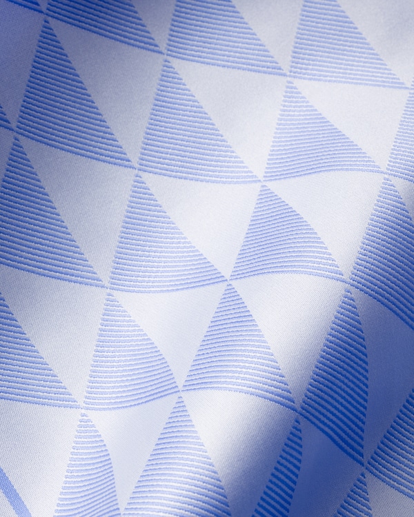 Jacquard silk scarf 55x55 - Wave/White Jacquard silk scarf 55x55 - Wave/White