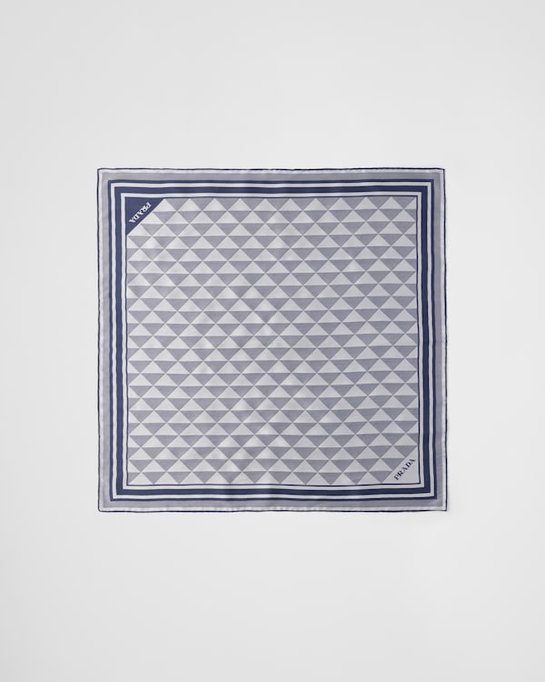 Printed silk scarf 55x55 Printed silk scarf 55x55