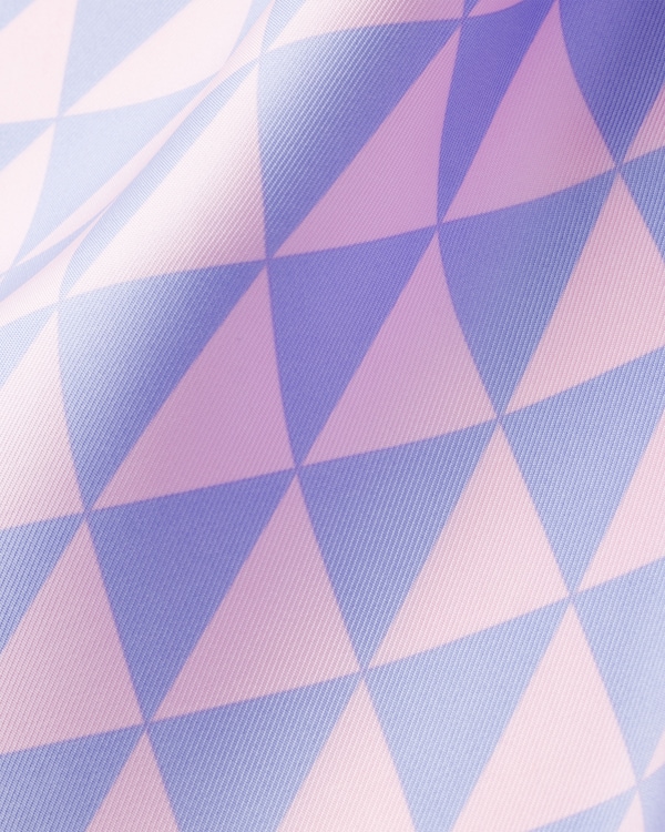 Printed silk twill scarf 55x55 - Petal/Wisteria Printed silk twill scarf 55x55 - Petal/Wisteria