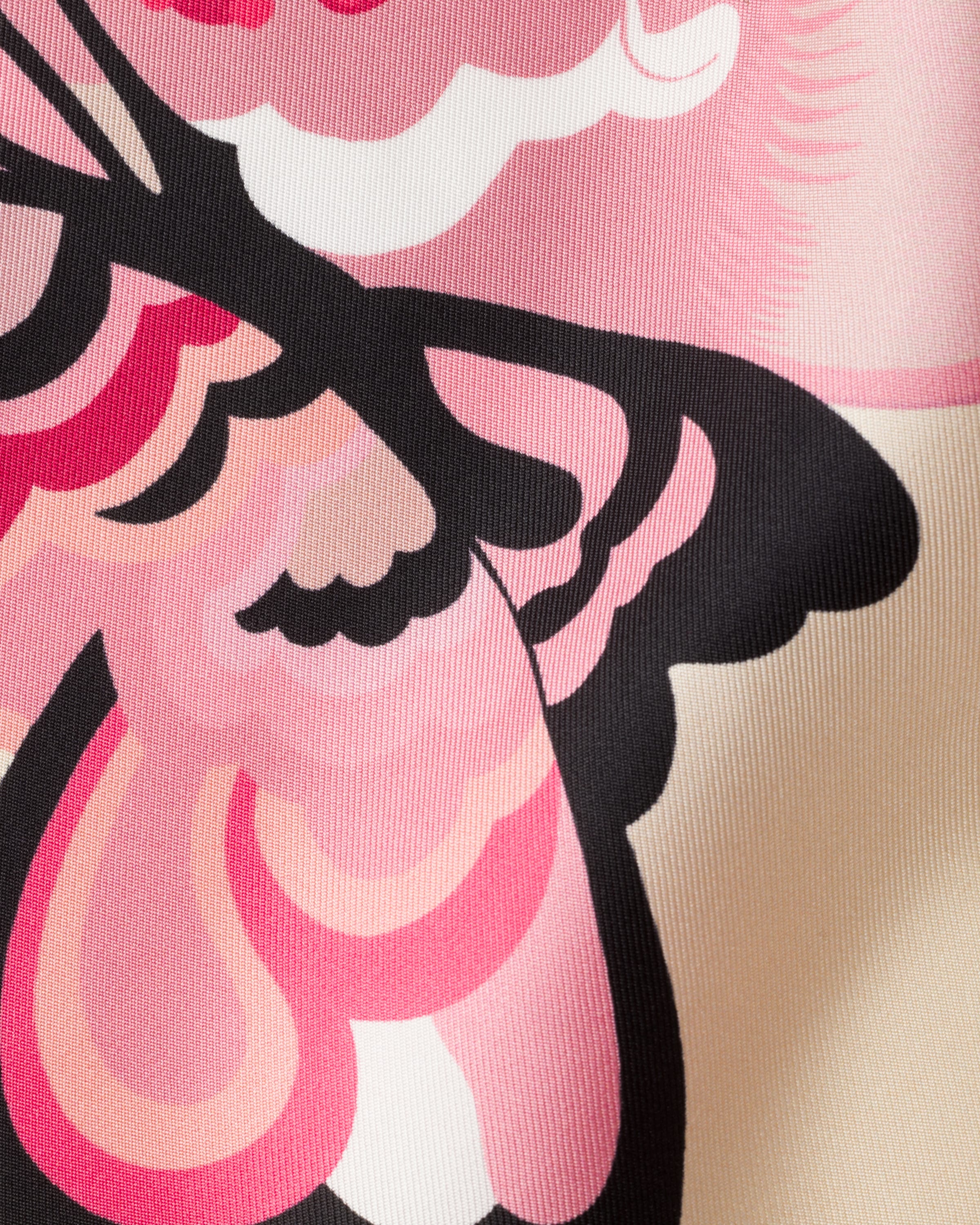 Prada Printed Silk Twill Scarf In Alabaster Pink