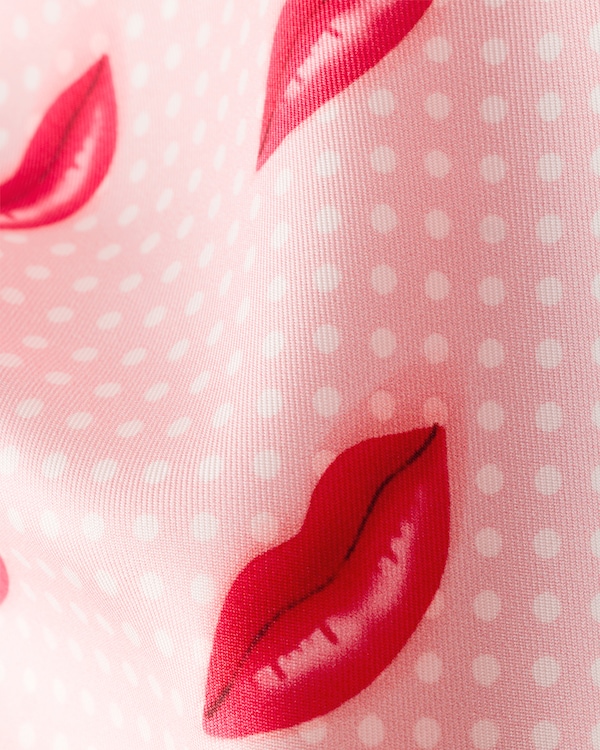 プリントシルクツイル スカーフ 55x55 - アラバスターピンク プリントシルクツイル スカーフ 55x55 - アラバスターピンク