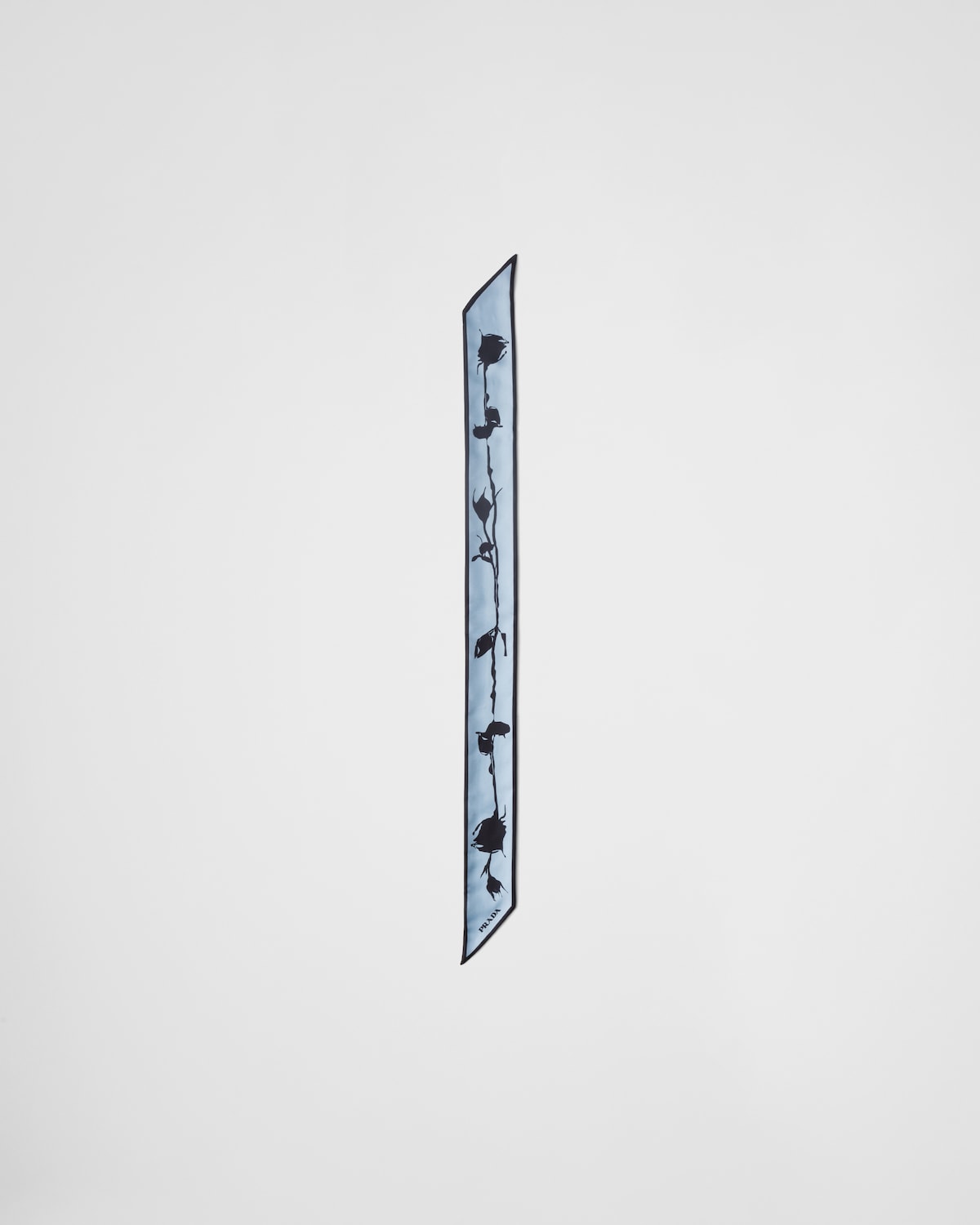 sky-blue-aqua-printed-twill-skinny-scarf-prada