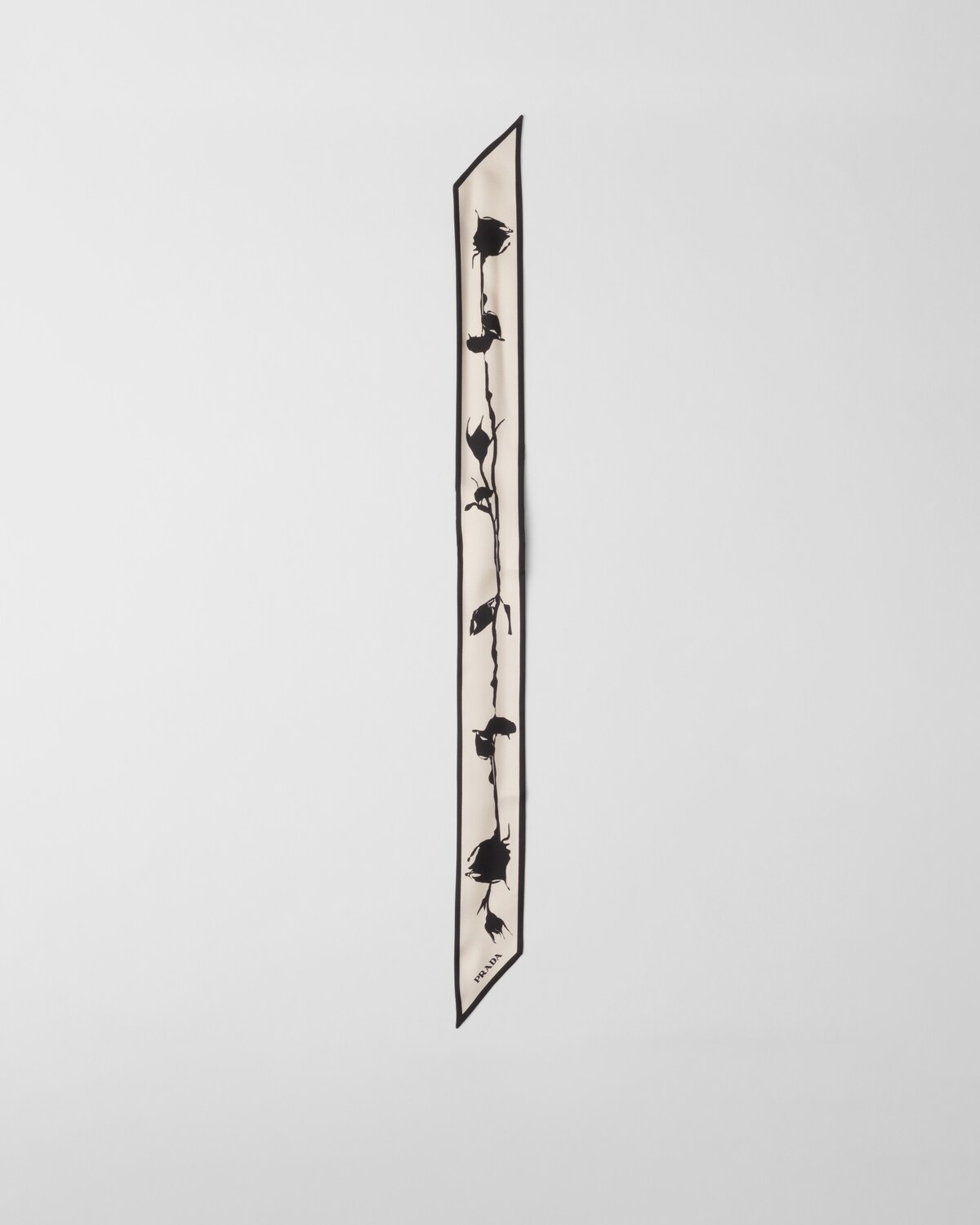 Prada Twill Skinny Scarf