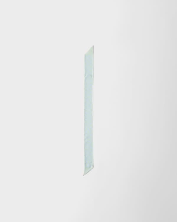 Printed silk tie - Aqua/Crystal Printed silk tie - Aqua/Crystal