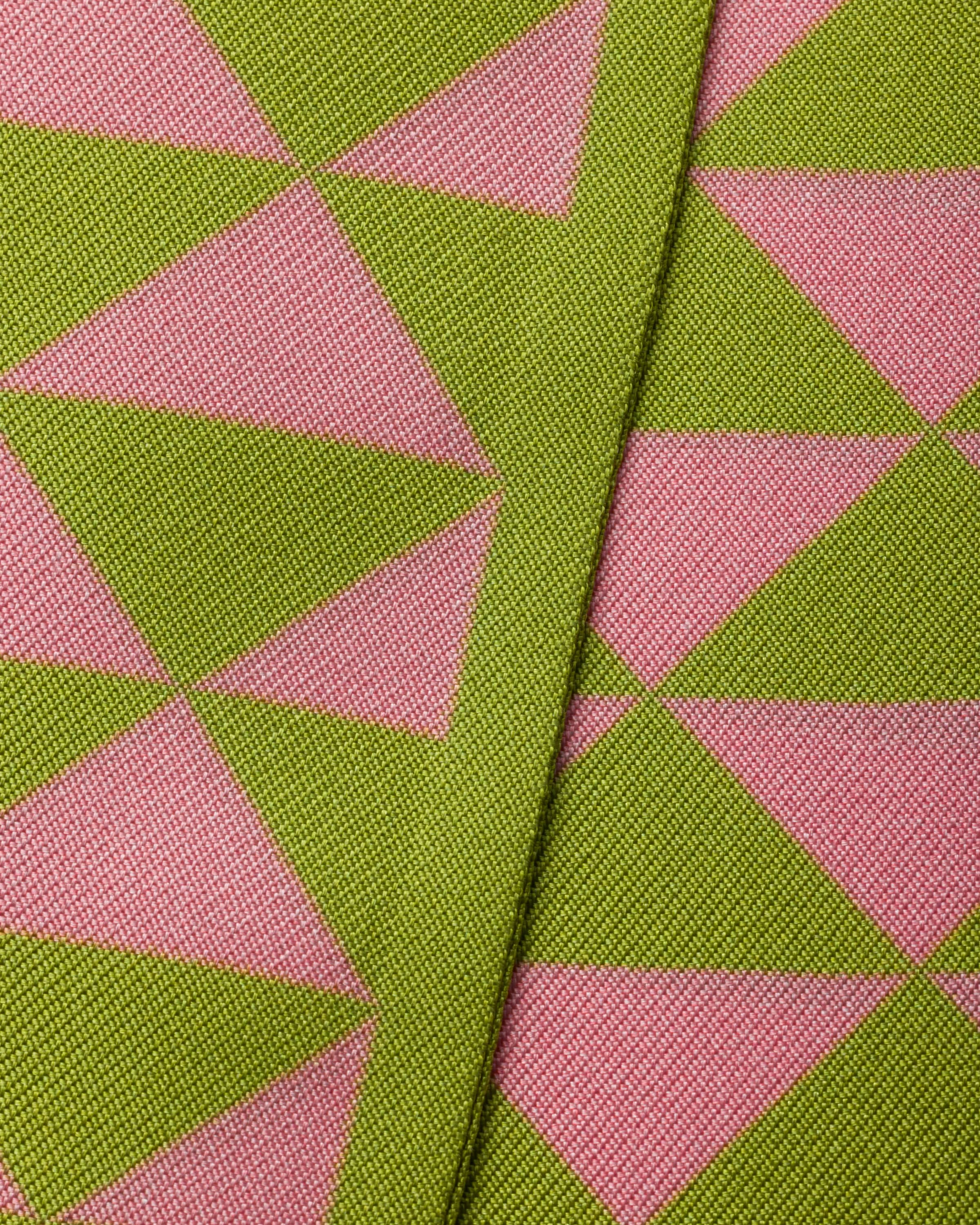 Prada Printed Silk Twill Scarf In Lawn Green/petal Pink