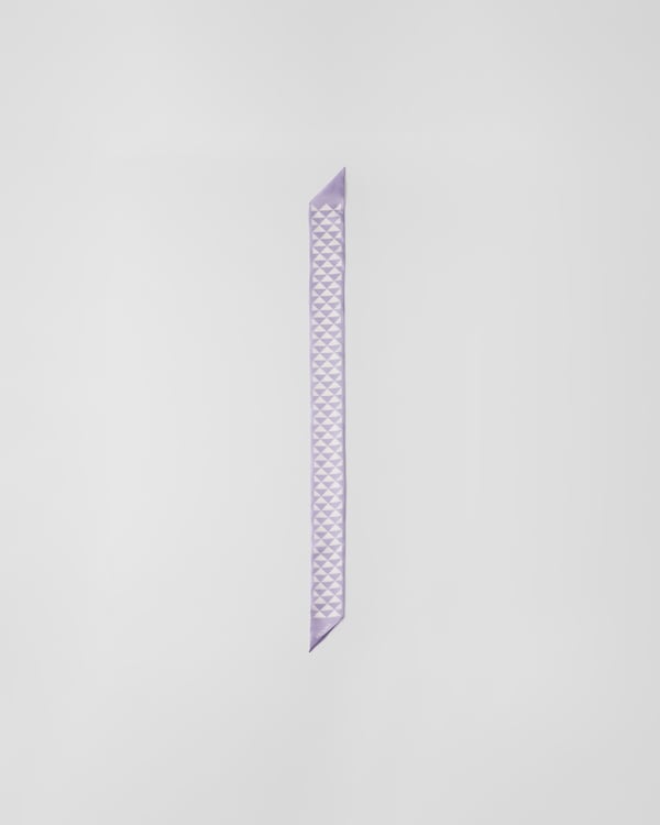 Printed silk tie Printed silk tie