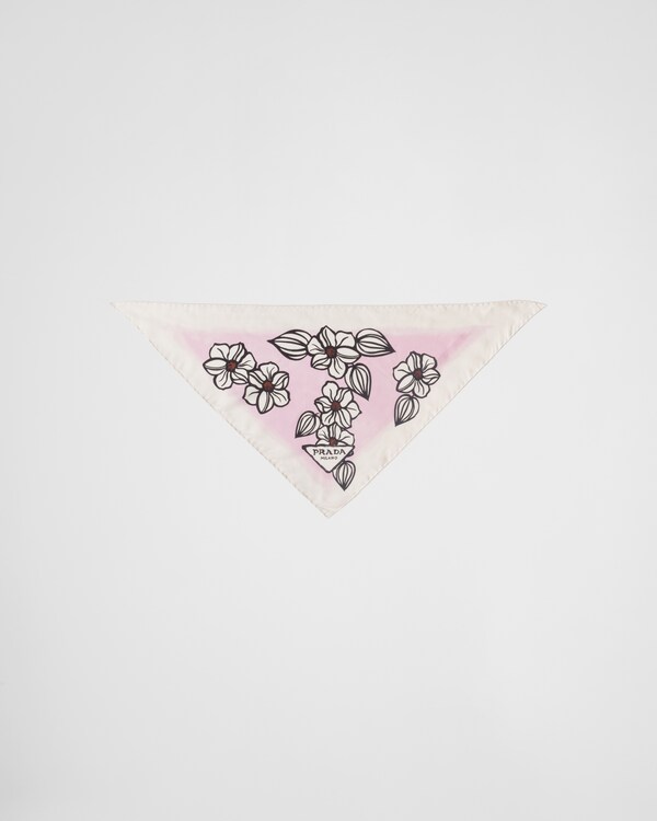 Foulard en sergé imprimé Foulard en sergé imprimé