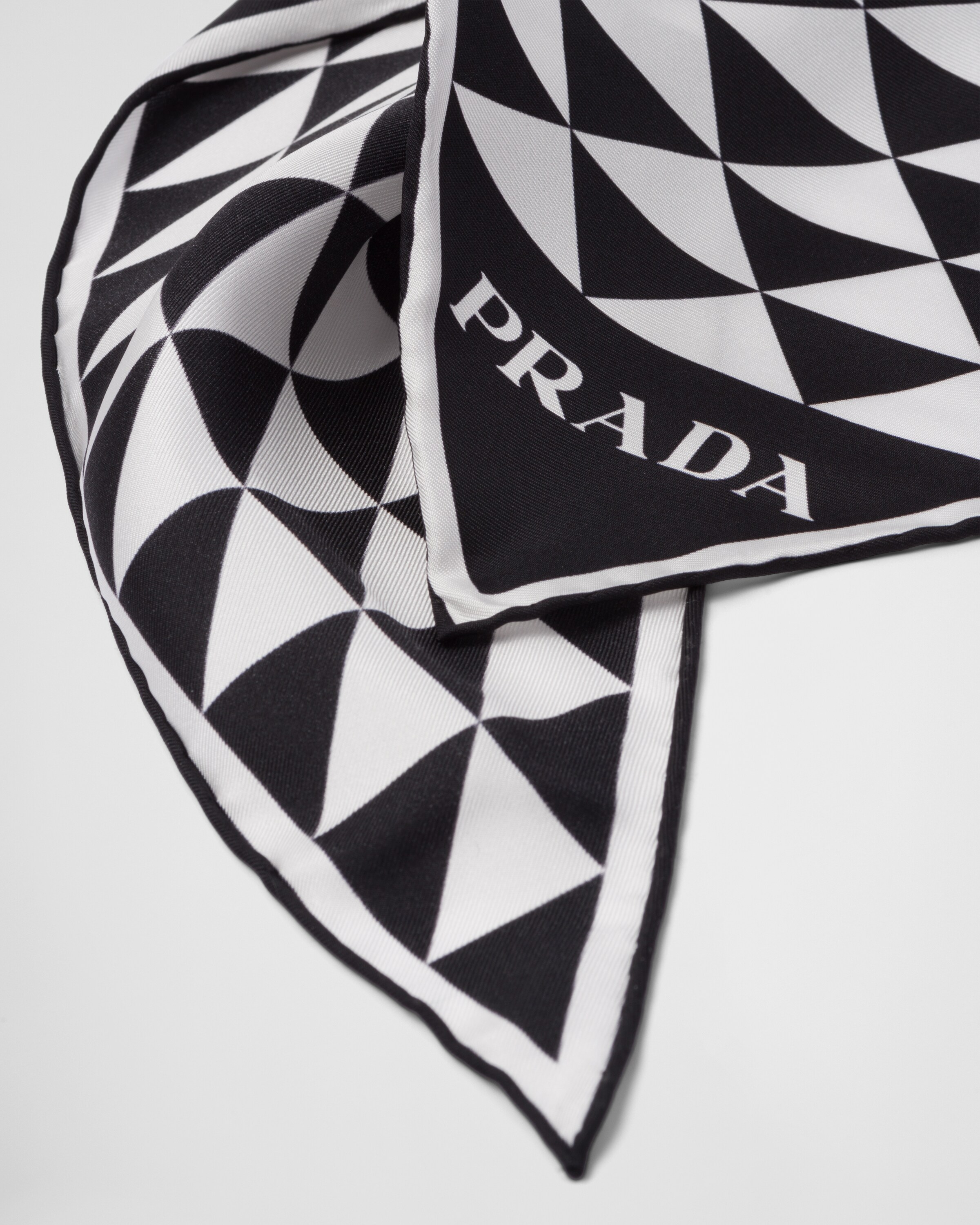Prada silk scarf store