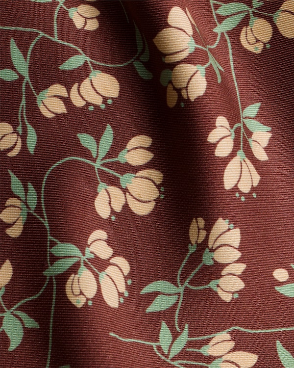 Printed silk twill scarf Printed silk twill scarf