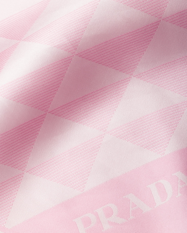 Schal aus bedruckter Seide - Alabaster/Weiss Schal aus bedruckter Seide - Alabaster/Weiss