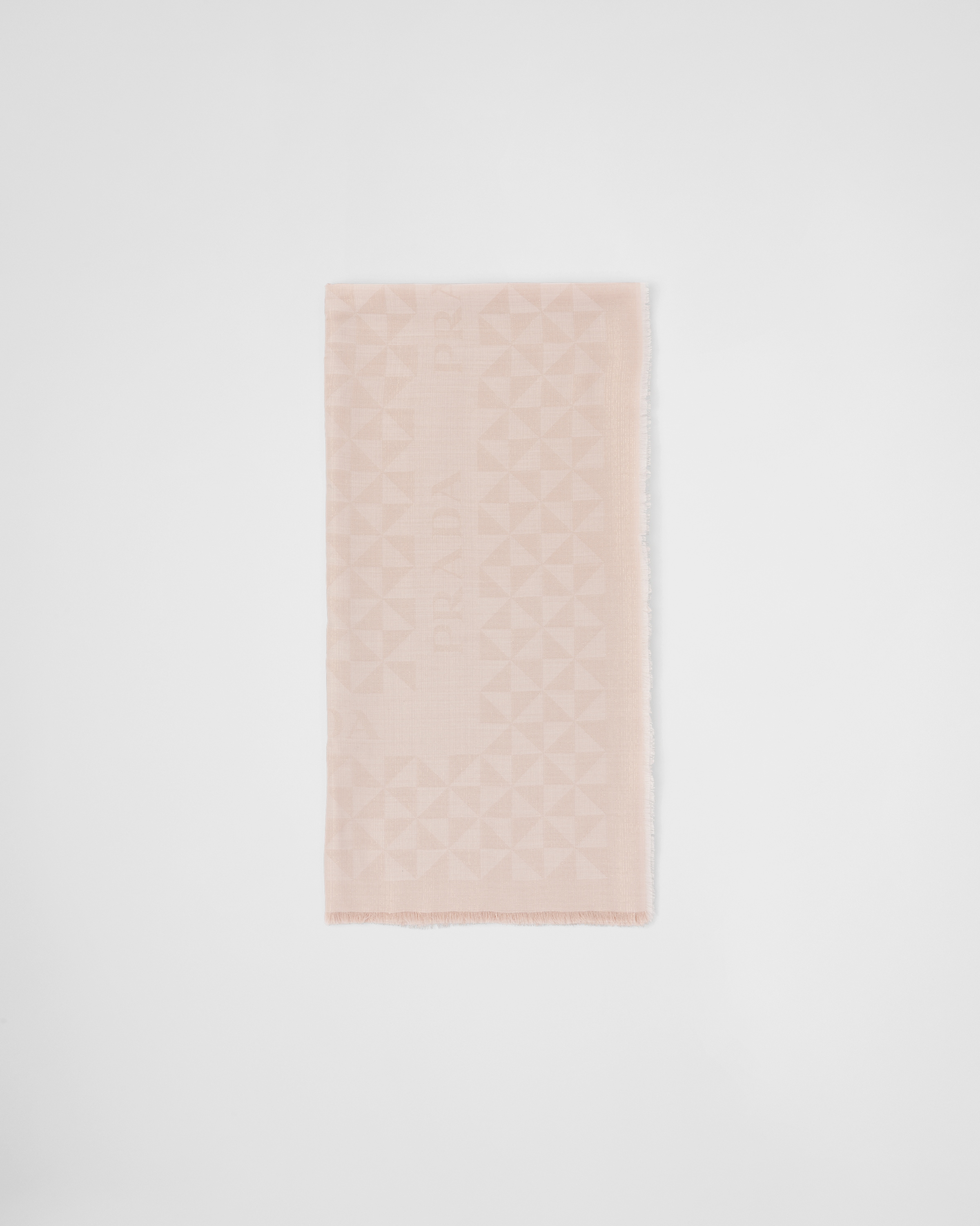 Prada Wool In Powder Beige/rose Gold