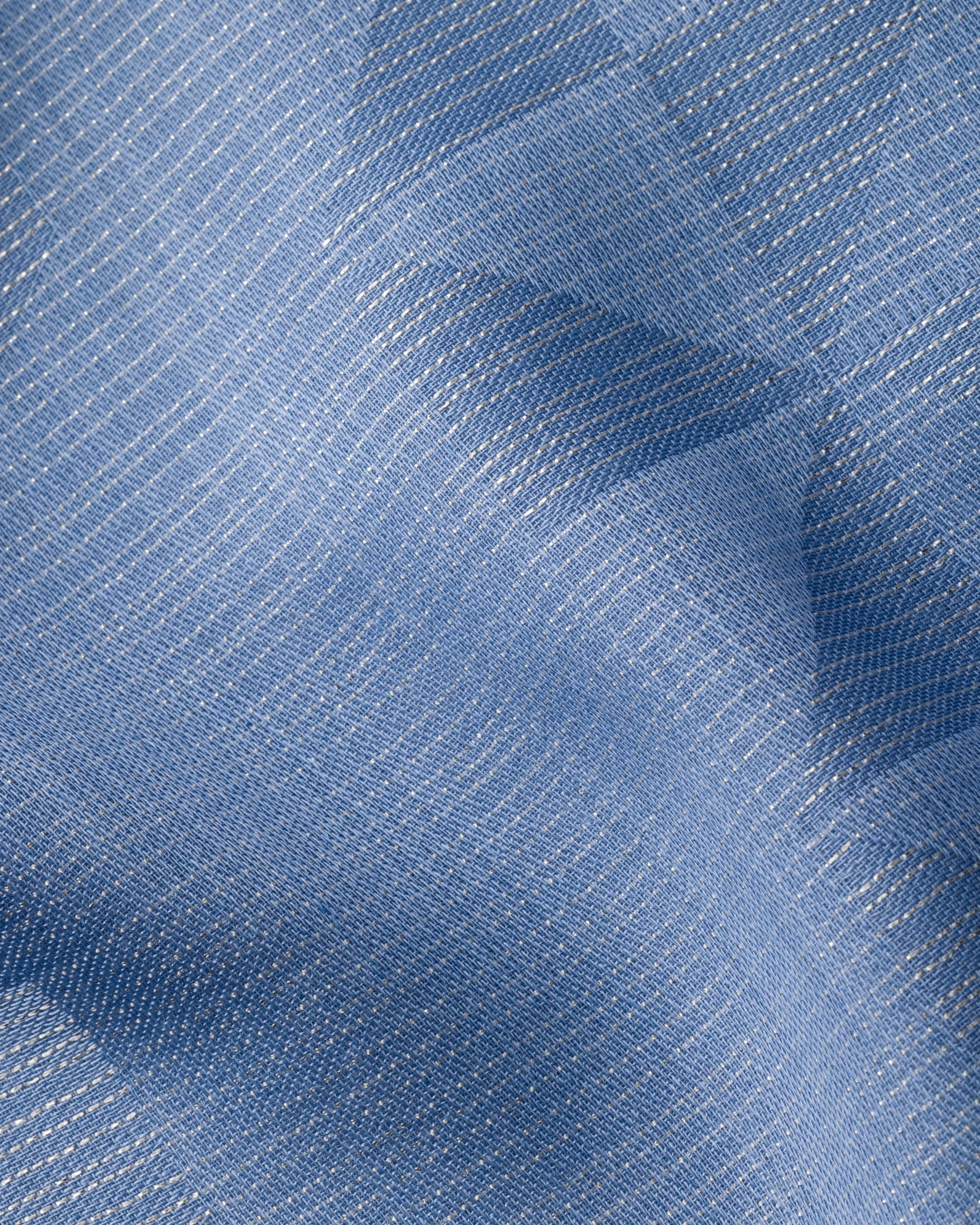 Prada Wool-silk Jacquard Logo Shawl In Aviator Blue/silver