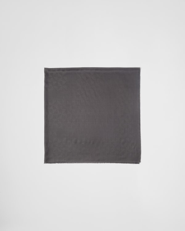 شال جاكارد من الصوف والحرير والكشمير واللوريكس  شال جاكارد من الصوف والحرير والكشمير واللوريكس