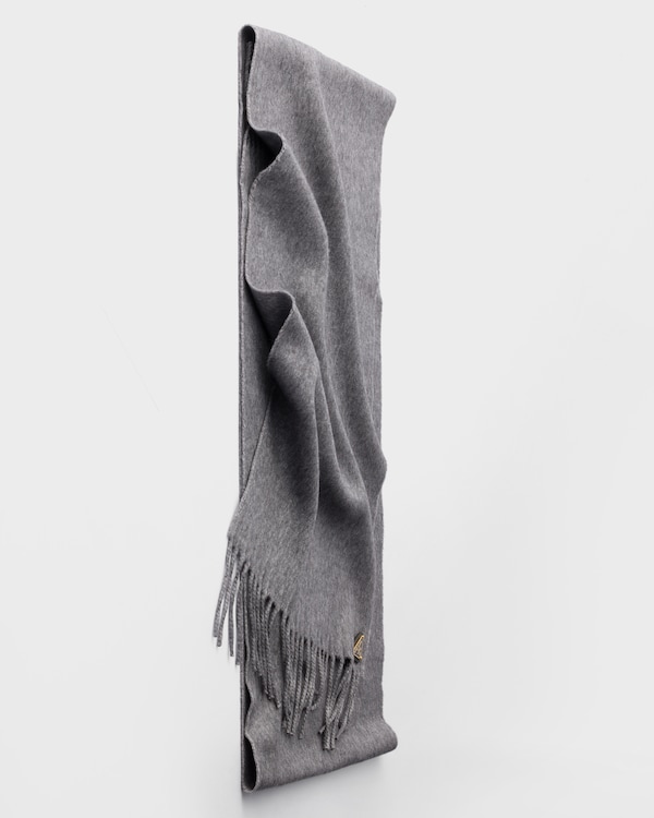 Sciarpa in seta e cashmere - Grigio Sciarpa in seta e cashmere - Grigio